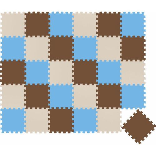 Littletom - 27 Teile Baby Kinder Puzzlematte ab Null - 30x30 Puzzle Spielmatte Krabbelmatte