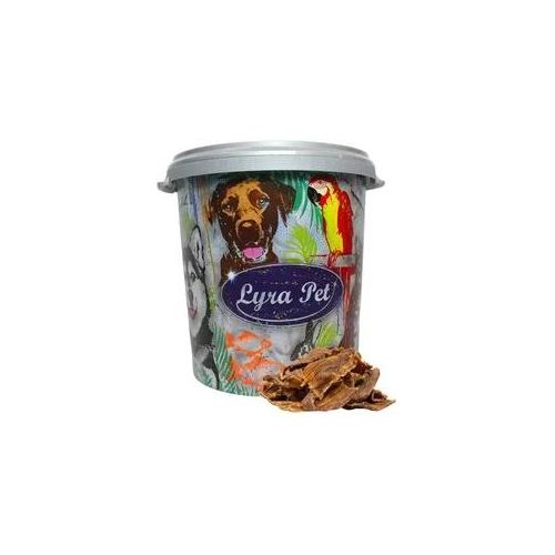 5 kg Lyra Pet® Dörrfleisch Chips 4 - 10 cm in 30 L Tonne