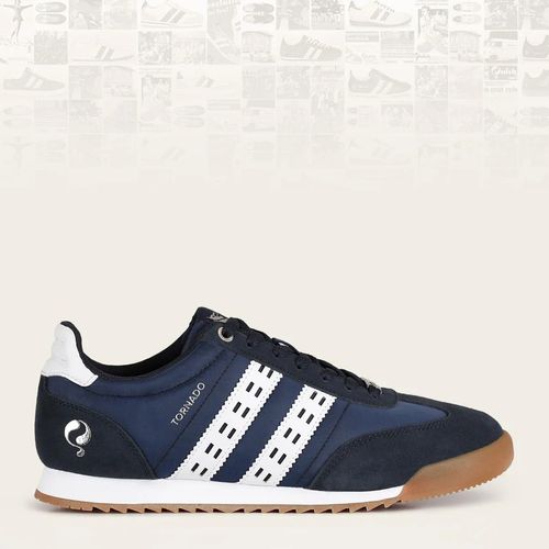 Q1905 Sneaker tornado donkerblauw/wit