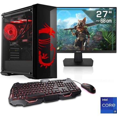 E (A bis G) CSL Gaming-PC-Komplettsystem 