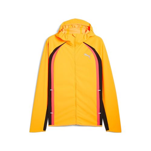 Regenjacke PUMA "PUMA RUN Herren" Gr. L, orange (sun stream orange) Herren Jacken Regenjacken