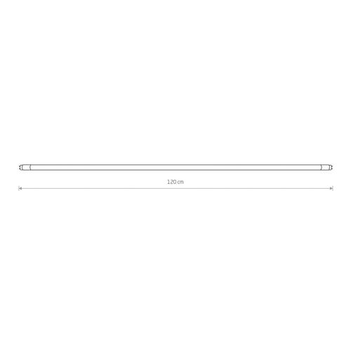 LED-Leuchtmittel Länge 120 cm Röhre G13 T8 22 W klar 3.000 K