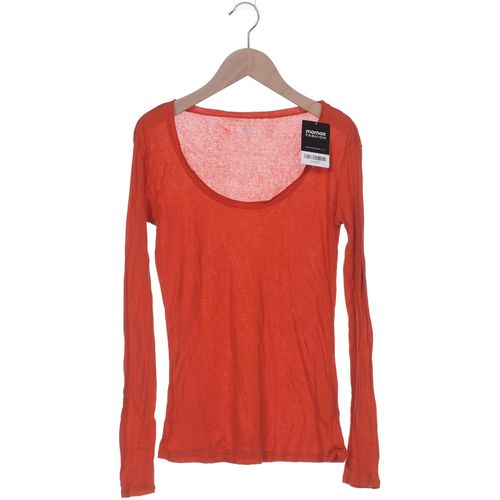 Petit Bateau Damen Langarmshirt, orange, Gr. 34