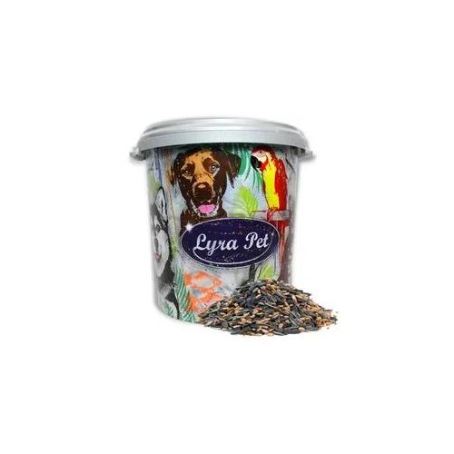 10 kg Lyra Pet® Streufutter aus der ALB-MÜHLE Protein-Mix in 30 L Tonne