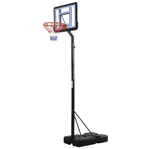 Mobiler Basketballständer Basketballkorb höhenverstellbar 302-352 cm