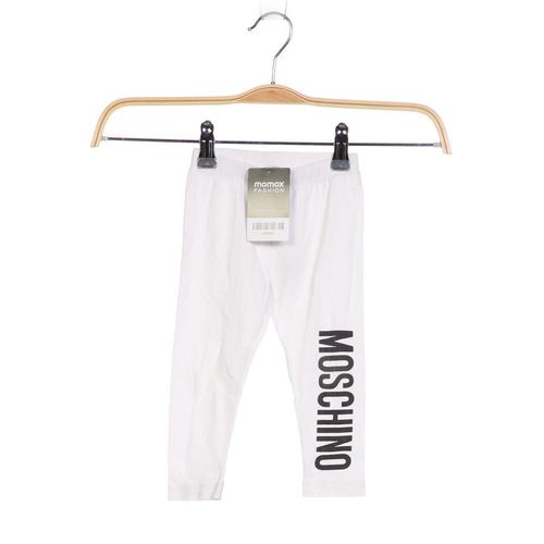 Moschino Damen Stoffhose, weiß, Gr. 50