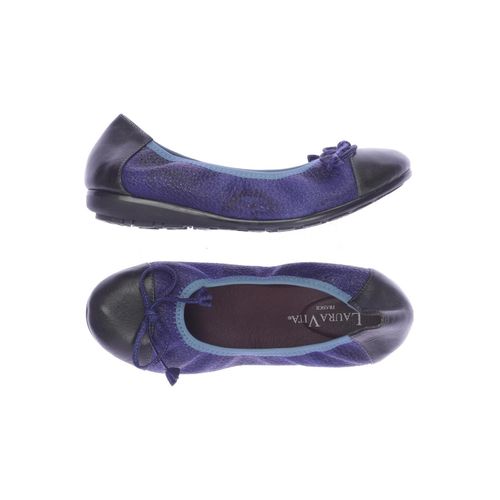 Laura Vita Damen Ballerinas, blau, Gr. 37