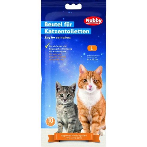 Beutel für Katzentoiletten l für Toiletten bis 59 x 45 cm 10Stück Katzentoilette & Katzenklo-Zubehör - Nobby