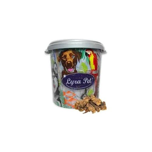 5 kg Lyra Pet® Ochsenziemer Abschnitte 4 - 12 cm in 30 L Tonne