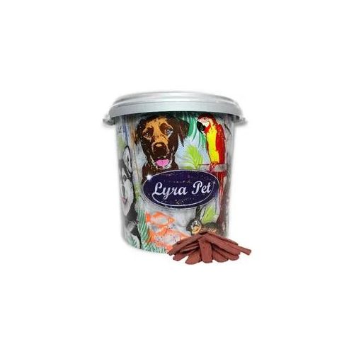 5 kg Lyra Pet® Pferdefleischstreifen in 30 L Tonne