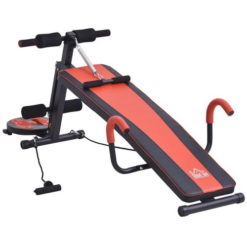 Sit Up Bank Bauchtrainer Trainingsbank Verstellbar Gepolstert mit Widerstand 120 kg Belastbarkeit Ro