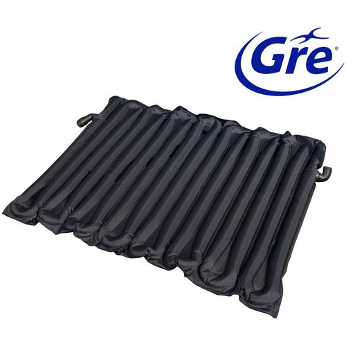 Solarabsorber GRE Sonnenkollektoren Gr. B/H/L: 60cm x 2cm x 600cm, schwarz Solarheizung für Aufstellpools