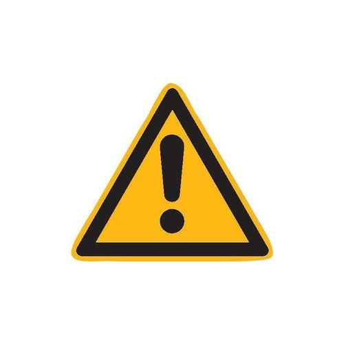 Safetymarking ® - Warnschild Fol Gefahrstelle sl 100mm