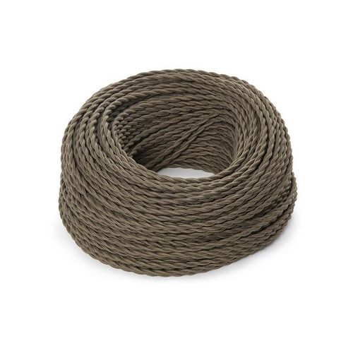 Geflochtenes Kabel 2x0,75 x 1M [SKD-CT275-KHAKI]