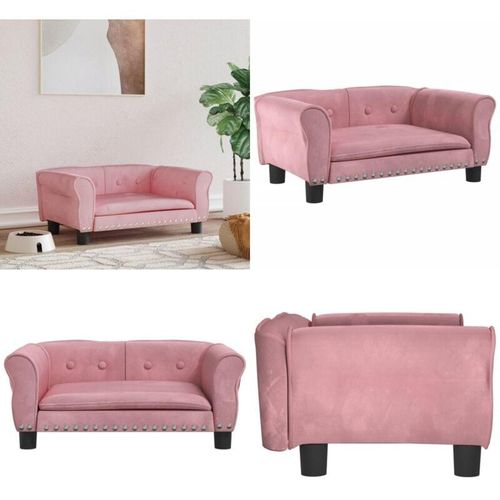 Hundebett Rosa 70x45x30 cm Samt - Hundebett - Hundebetten - Home & Living - Rosa