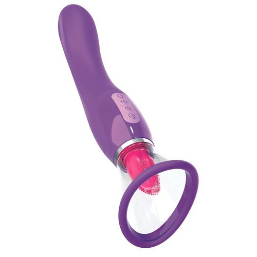 Vibrator „her ultimate pleasure“ mit Hotspot-Sauger & Zungenstimulator