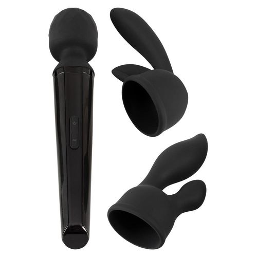 Massagestab „Wand Vibrator mit 2 Aufsätzen“, 8 Vibrationsmodi in 3 Geschwindigkeiten