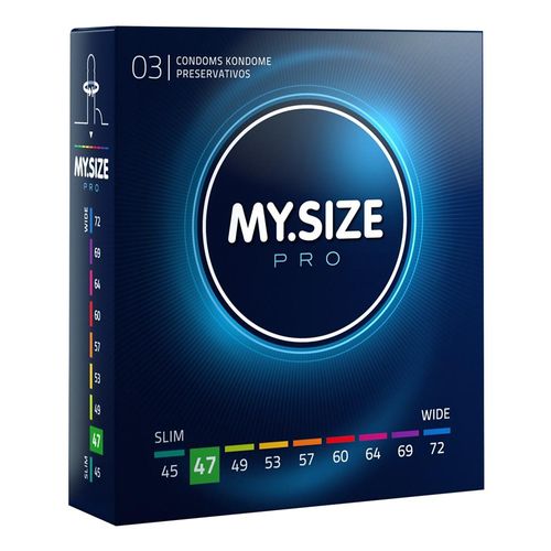 Kondome „MY.SIZE pro 47 mm“ allergenarm
