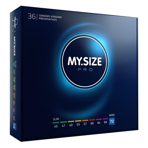Kondome „MY.SIZE pro 72 mm“ allergenarm