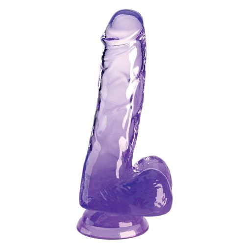 Naturdildo „6“-Cock with Balls“ mit Saugfuß