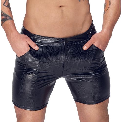 Shorts in Schlangenhaut-Optik