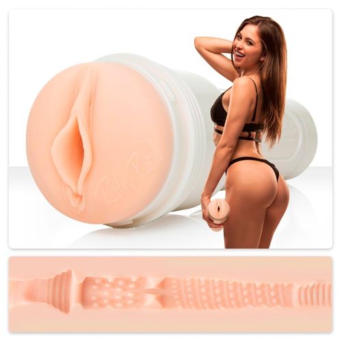 Masturbator „Riley Reid“, 25 cm, genoppt und gerillt
