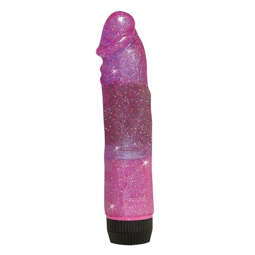 Vibrator „Space Rider 3000“, 18,5 cm, mit Multispeed-Vibration und Glitterpartikeln