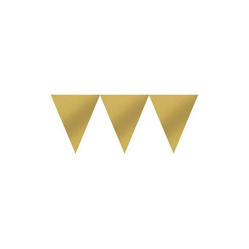 amscan® Wimpelkette gold 1 St.