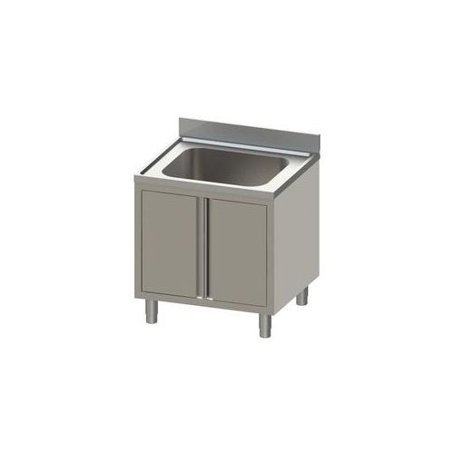 GastroHero Spülschrank Eco 6x6 mit 1 Becken