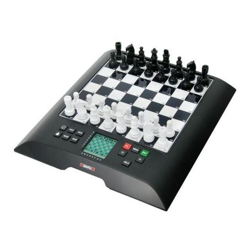 Millennium Spiel, Schachcomputer ChessGenius M810, Schach Schachschule elektronisch Schachbrett Anfänger Turnierspieler, schwarz