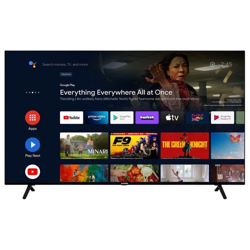 Telefunken XU70AN660S LCD-LED Fernseher (177 cm/70 Zoll, 4K Ultra HD, Android TV, HDR Dolby Vision, Triple-Tuner, Bluetooth, Dolby Atmos), schwarz