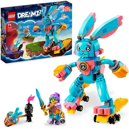 LEGO® Konstruktionsspielsteine Izzie und ihr Hase Bunchu (71453), LEGO® DREAMZzz™, (259 St), Made in Europe, bunt