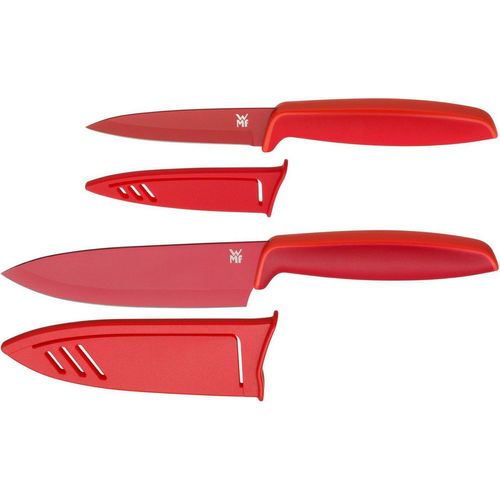 WMF Messer-Set Touch (Set, 2-tlg), mit passenden Schutzhüllen, rot