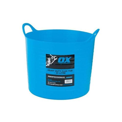 Ox Pro Heavy Duty 20L Flexi Tub