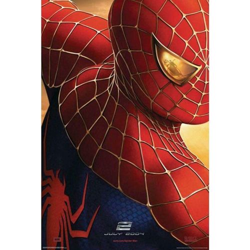 Spider-Man 2 Poster July 2004 Vorankündigungsplakat (Close Up) (double-sided)