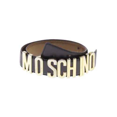 Moschino Damen Gürtel, schwarz, Gr. 75