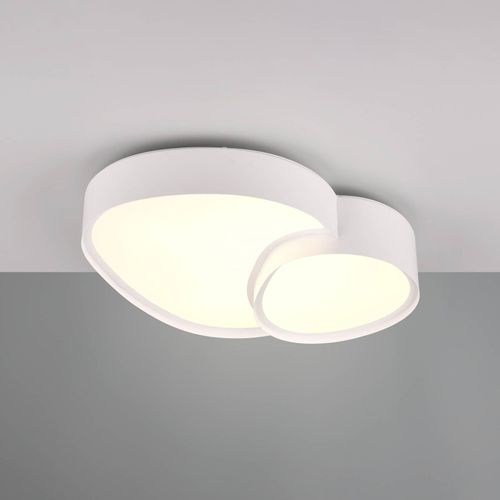 LED-Deckenleuchte Rise, weiß, 43 x 36 cm, CCT, dimmbar