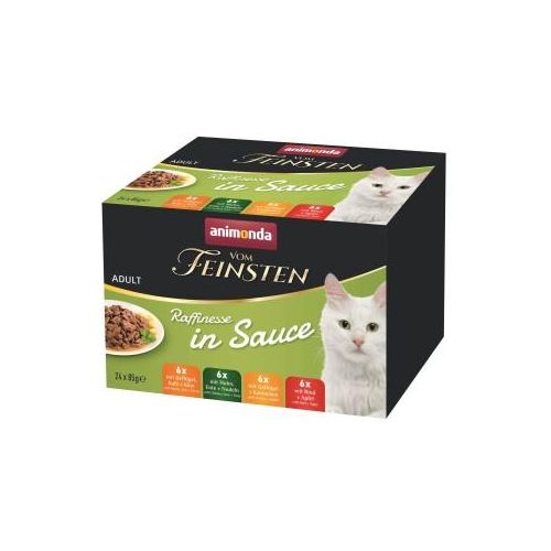 animonda Vom Feinsten Adult Raffinesse in Sauce Mixpack 24x85 g