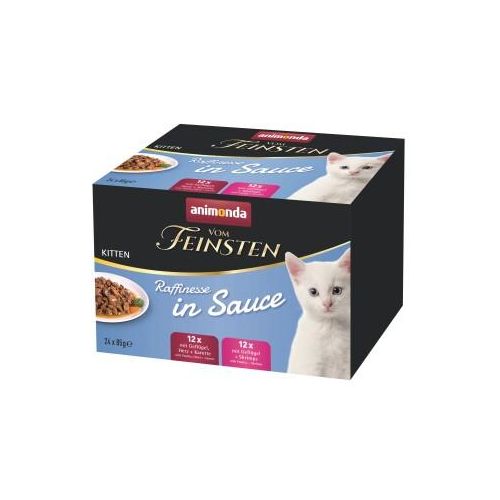 animonda Vom Feinsten Kitten Raffinesse in Sauce Mixpack 24x85 g