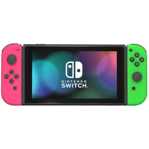 Nintendo Switch 2017 | inkl. Spiel | grün/rosa | 2 Controller | Splatoon 2