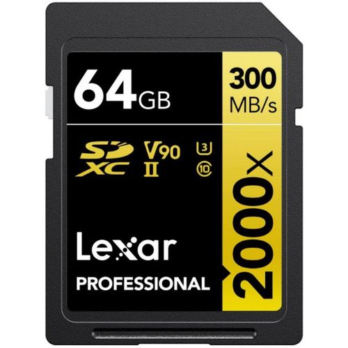 Lexar Professional SDXC 64GB 2000x UHS-II V90