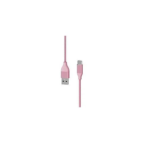 XLAYER 217085 1 x USB C Stecker auf 1 x USB Stecker Ladekabel 1,5m Rosa