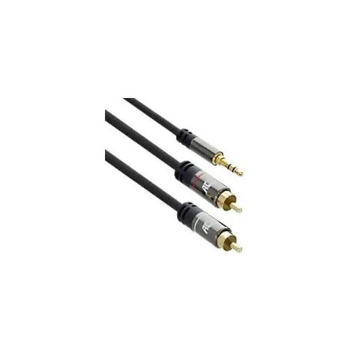 ACT Audiokabel AC3607 Schwarz 5 m