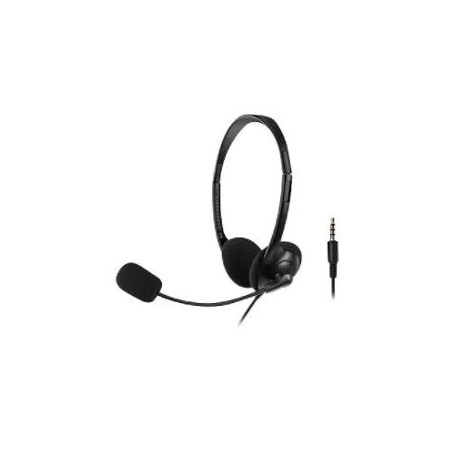 ACT Verkabelt Headset Kopfbügel Mit Mikrofon Stereo Schwarz