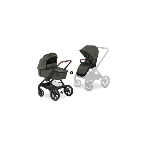 Kombi-Kinderwagen HAUCK "Walk N Care Air Set, dark olive" grün (dark olive) Baby Kinderwagen