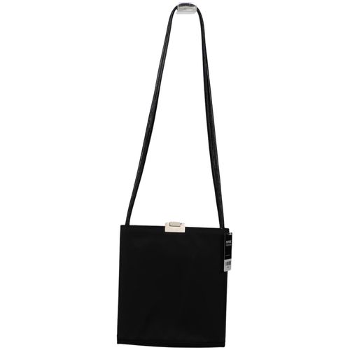 Rene Lezard Damen Handtasche, schwarz, Gr.