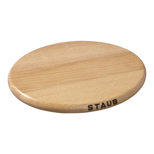 Staub Accessoires Dessous-de-plat magnétique 21 cm, Ovale, Hêtre Image