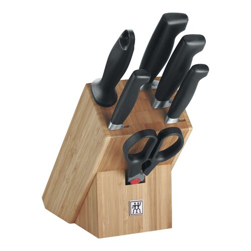 ZWILLING **** FOUR STAR 7-pcs, Bloc de couteaux, Nature