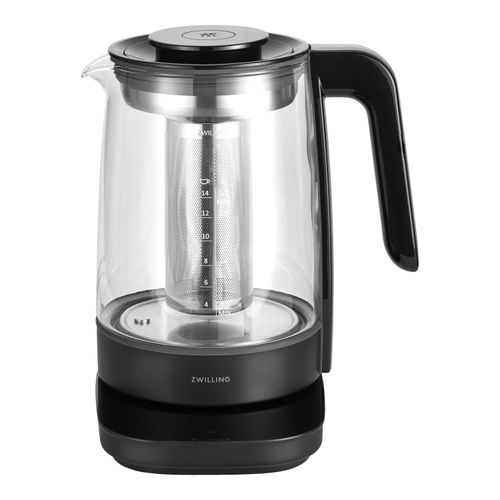 ZWILLING Enfinigy Théière-bouilloire électrique en verre, 1,7 l, Noir mat Image
