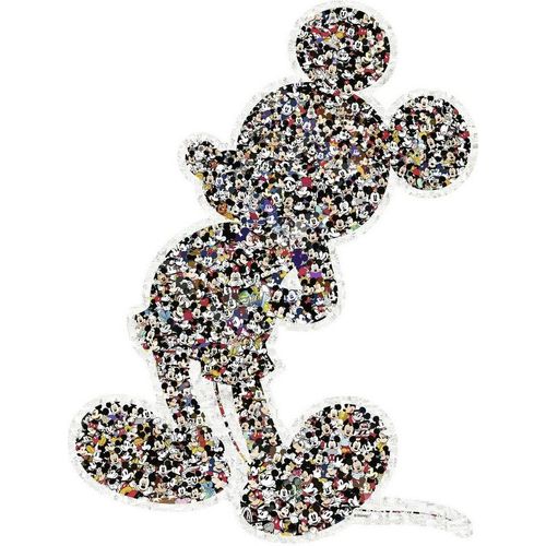 Ravensburger Konturenpuzzle Shaped Mickey, 945 Puzzleteile, Made in Germany, FSC® - schützt Wald - weltweit, bunt
